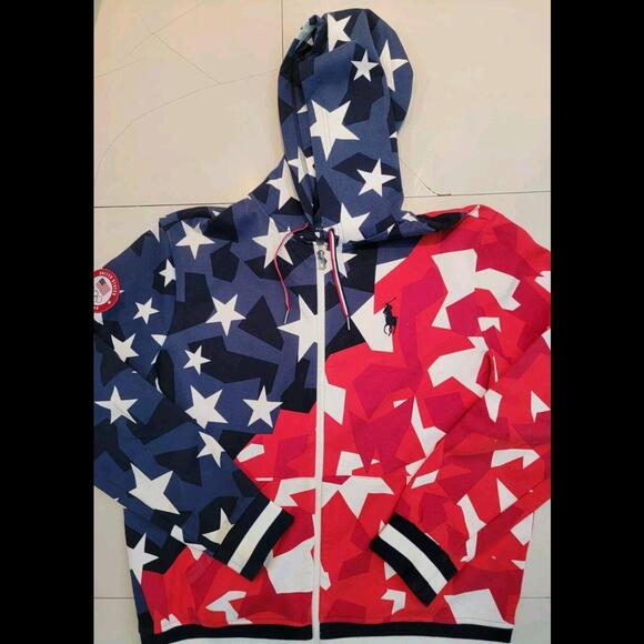 RALPH LAUREN 2018 WINTER OLYMPICS HOODIE ZIP UPXL